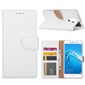 Hoesje voor Huawei Y7 Prime Book Case - geschikt voor 3 pasjes - Wit