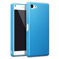 TPU Back Case voor Sony Xperia Z5 Compact - Back cover - TPU - Gelly - Licht Blauw