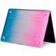 Macbook Case Laptop Cover voor New MacBook Air 2018 13 inch (A1932) - Regenboog Blauw Pink
