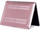 Macbook Case Laptop Cover voor New MacBook Air 2018 13 inch (A1932) - Metallic Rose Pink
