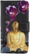 Hoesje voor Apple iPhone 6 Plus/6S Plus - Book Case - Boeddha met Bloemen