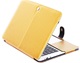 Laptop Case - Voor MacBook Retina 15.4 inch - Laptoptas - Laptophoes - Geel Goud glanzend