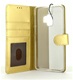 Premium Leer Leren Lederen - Wallet Case - Book Case voor Samsung Galaxy S9 - Goud
