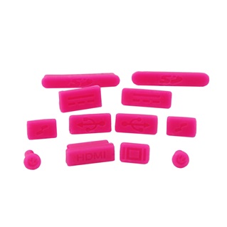 Anti-dust plugs voor MacBook Air 11.6 inch/MacBook Air 13.3/MacBook Retina 13.3/MacBook Retina 15.4 - Magenta