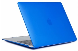 Macbook Case Laptop Cover voor New MacBook Air 2018 13 inch (A1932) - Matte Donker Blauw