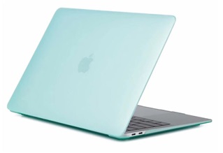 Macbook Case Laptop Cover voor New MacBook Air 2018 13 inch (A1932) - Matte Groen