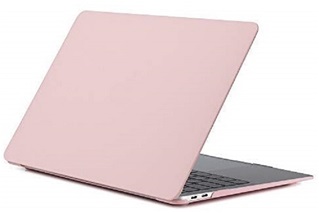 Macbook Case Laptop Cover voor New Macbook Air 2018 13 inch (A1932) - Matte Baby Soft Pink
