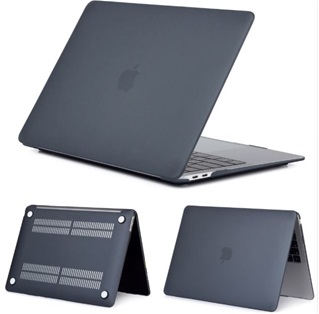 Macbook Case Laptop Cover voor New MacBook Air 2018 13 inch (A1932) - Matte Zwart