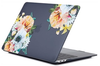 Macbook Case Laptop Cover voor New MacBook Air 2018 13 inch (A1932) - Bloemen