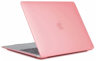 Macbook Case Laptop Cover voor New Macbook Air 2018 13 inch (A1932) - Matte Pink