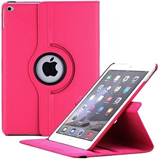 Tablethoes voor Apple iPad Air 2 - 360° draaibaar - Hot Pink