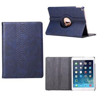 Tablet hoes voor Apple iPad Mini 4 - Schubben Print - Donker Blauw