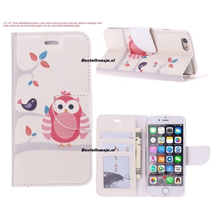 Hoesje voor Samsung Galaxy J5 2015 J500 - Book Case Kleine Uil