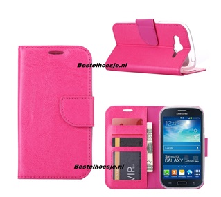 Hoesje voor Samsung Galaxy Grand Neo i9060 - Book Case Pink