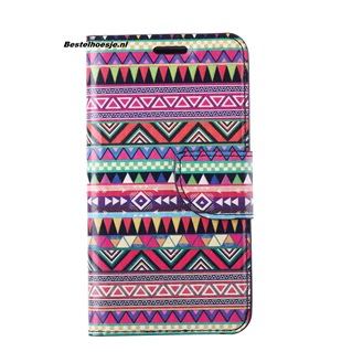 Hoesje voor Sony Xperia Z5 Compact - Book Case Azteken Rood