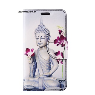 Hoesje voor Sony Xperia Z5 Compact - Book Case Boeddha