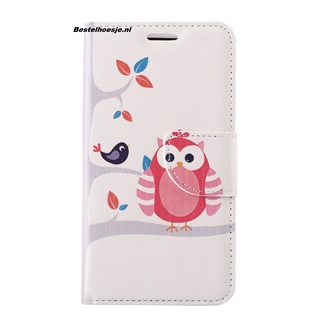 Hoesje voor Sony Xperia Z5 Compact - Book Case Kleine Uil