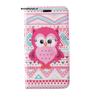 Hoesje voor Sony Xperia Z5 Compact - Book Case Roze Uil