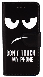 Hoesje voor Motorola Moto G6 - Book Case - Don't Touch My Phone