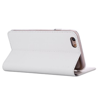 Premium Leer  Hoesje Book - Wallet Case Boek Hoesje voor Apple iPhone 6 /6S Wit