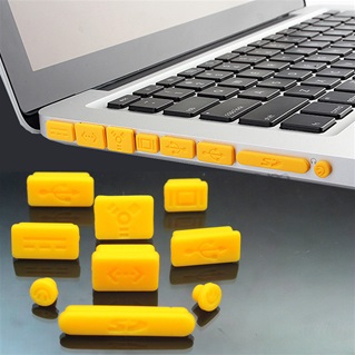 Anti-dust plugs voor MacBook Air 11.6 inch/MacBook Air 13.3/MacBook Retina 13.3/MacBook Retina 15.4 - Geel