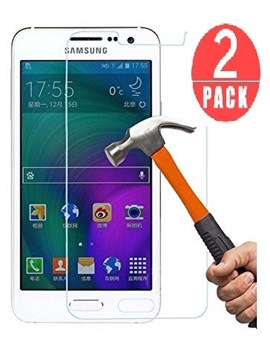 Screenprotector Glas Folie Tempered Glass voor Samsung Galaxy A3 2015 A300 Duo Pack/2 stuks