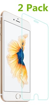 Screenprotector Glas Folie Tempered Glass voor Apple iPhone 6 Plus/6S Plus Duo Pack/2 stuks