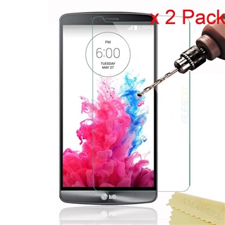 Screenprotector Tempered Glas folie voor LG F70 Duo Pack/2 stuks