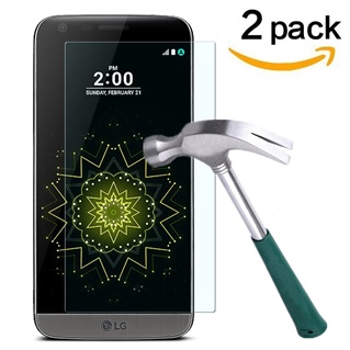 Screenprotector Glas Folie Tempered Glass voor LG G5 H850 Duo Pack - 2 stuks