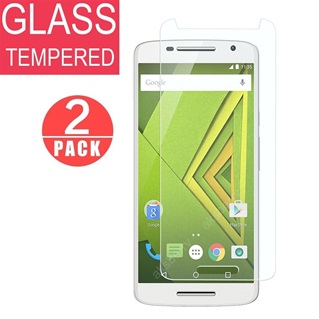 Screenprotector Tempered Glas folie voor Moto X play Duo Pack/2 stuks