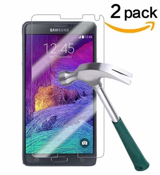 Screenprotector Glas Folie Tempered Glass voor Samsung Galaxy Note 4 N910 2 stuks