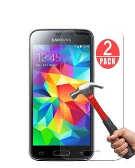 Screenprotector Glas Folie Tempered Glass voor Samsung Galaxy S5 Mini G800 2 stuks