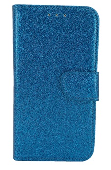 Glitter Hoesje voor Samsung Galaxy A3 2017 A320 - Book Case - Blauw