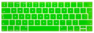 Toetsenbord Cover voor New Macbook met Touch Bar 13/15 inch - Siliconen - Licht Groen