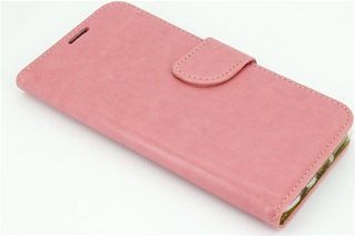 Hoesje voor Apple iPhone 7 Plus - Book Case - geschikt voor pasjes - Licht Roze