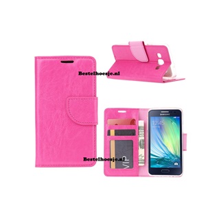 Hoesje voor Samsung Galaxy A3 2015 A300 - Book Case Pink