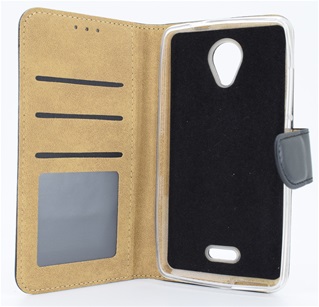 Hoesje voor Wiko U Feel - Book Case - zwart