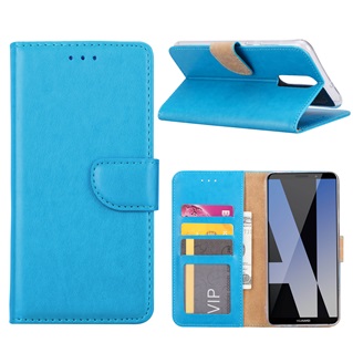 Xssive Hoesje voor Huawei Mate 10 Lite - Book Case - Geschikt voor 3 pasjes - Turquoise