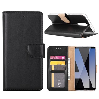 Xssive Hoesje voor Huawei Mate 10 Lite - Book Case - Geschikt voor 3 pasjes - Zwart