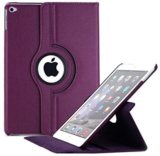 Tablethoes voor Apple iPad Air 2 - 360° draaibaar - Paars