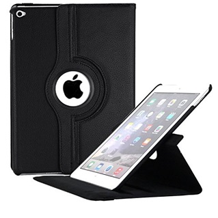 Tablethoes voor Apple iPad Air 2 - 360° draaibaar - Zwart