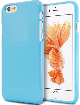TPU Back Case voor Apple iPhone 6 Plus /6S Plus - Back cover - TPU - Gelly - Licht Blauw