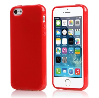 TPU Back Case voor Apple iPhone 6 /6S - Back cover - TPU - Gelly - Rood