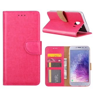 Hoesje voor Samsung Galaxy J4 (2018) J400 - Book Case - geschikt voor 3 pasjes - Pink