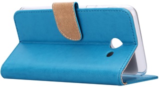 Hoesje voor Samsung Galaxy J7 2017 J720 - Book Case - geschikt voor 3 pasjes - Turquoise