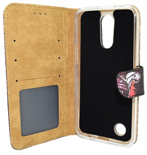 Hoesje voor LG K10 2017 - Book Case - Doodshoofd Piraat