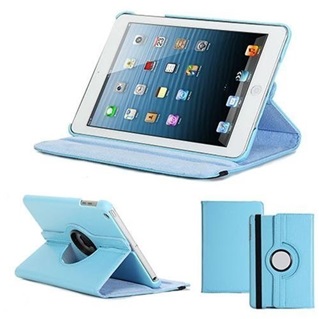 Tablethoes voor Apple iPad Air - 360° draaibaar - Licht Blauw