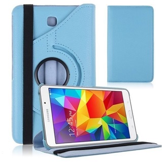 Tablethoes voor Samsung Galaxy Tab 4 8 inch T337 - 360° draaibaar - Licht Blauw