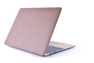  MacBook Pro 13.3 inch (zonder retina) - Laptoptas - PU Hard Cover - Bruin