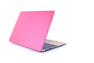  MacBook Air 11.6 inch - Laptoptas - PU Hard Cover - Roze